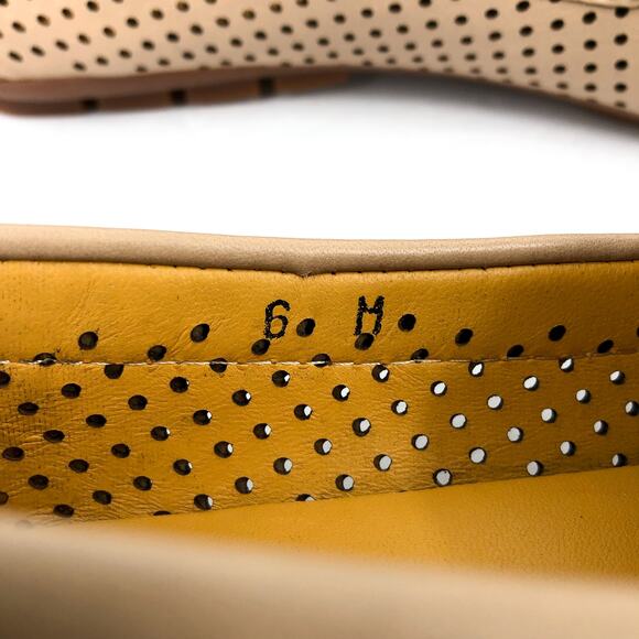 VANELI Womens Acris Flat Loafers US 6 M EU 36.5 Nude Tan Leather NIB - Picture 10 of 10